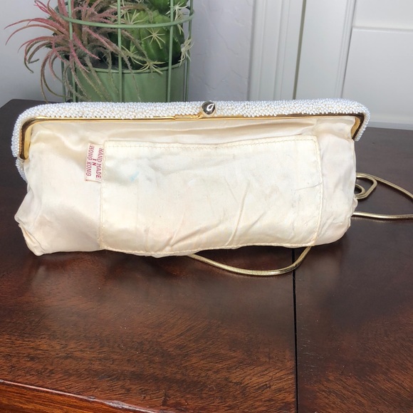 Iridescent Sequins & Seed Bead Crossbody /Clutch - Picture 9 of 12